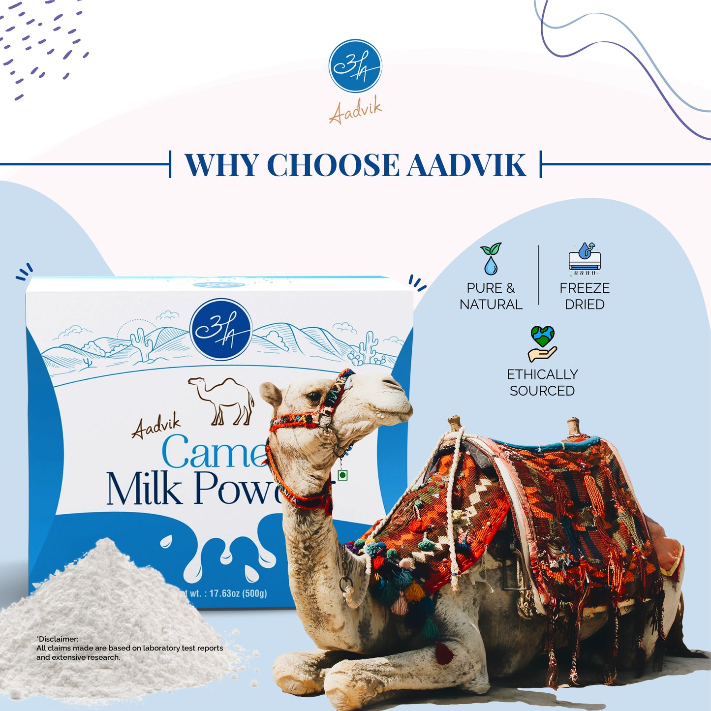 Aadvik Camel milk
