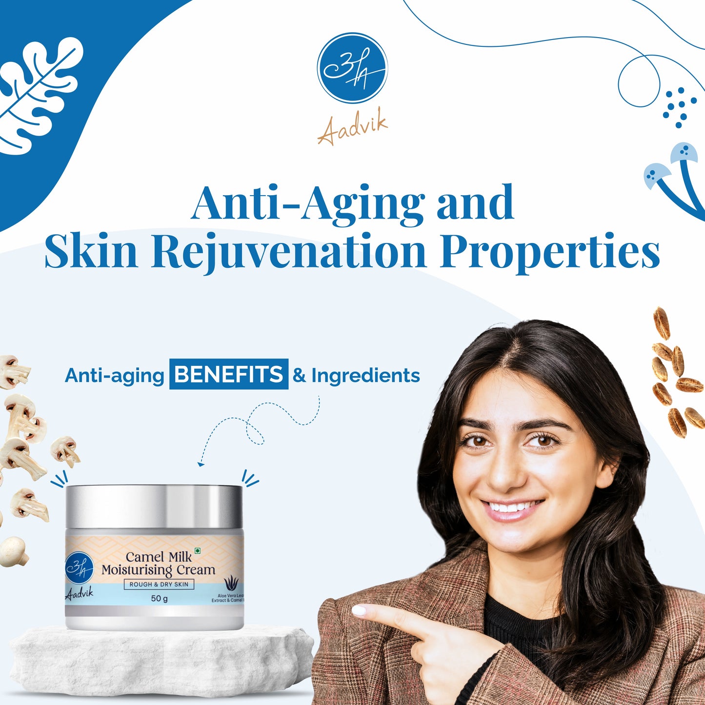 Camel Milk Moisturizing Cream benefits
