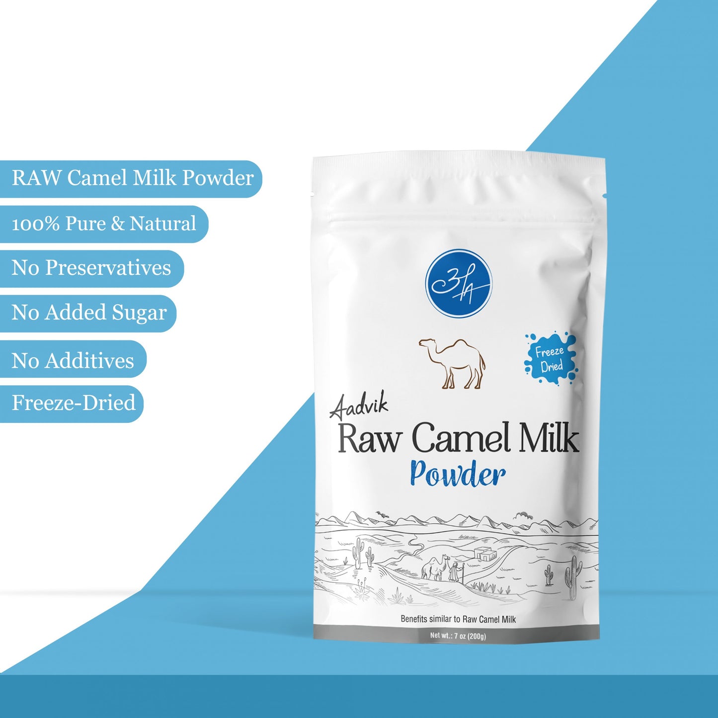 RAW Camel Milk Powder | Freeze Dried