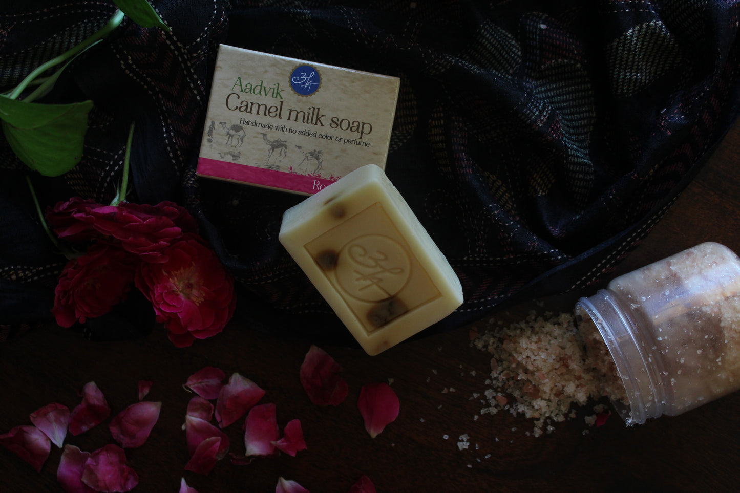 Camel Milk Soap With Rose Essential Oil | 100gm
