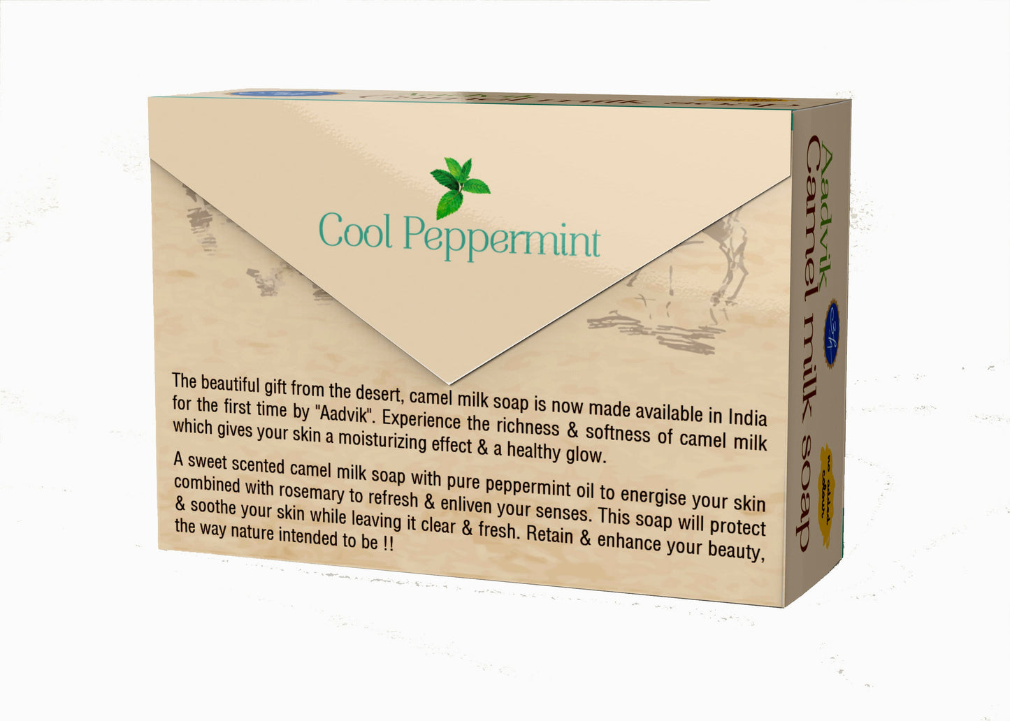 Camel Milk Soap With Peppermint & Rosemary Essential Oil | 100gm