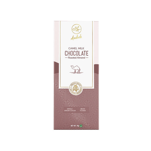 Camel Milk Chocolate made with Roasted Almonds