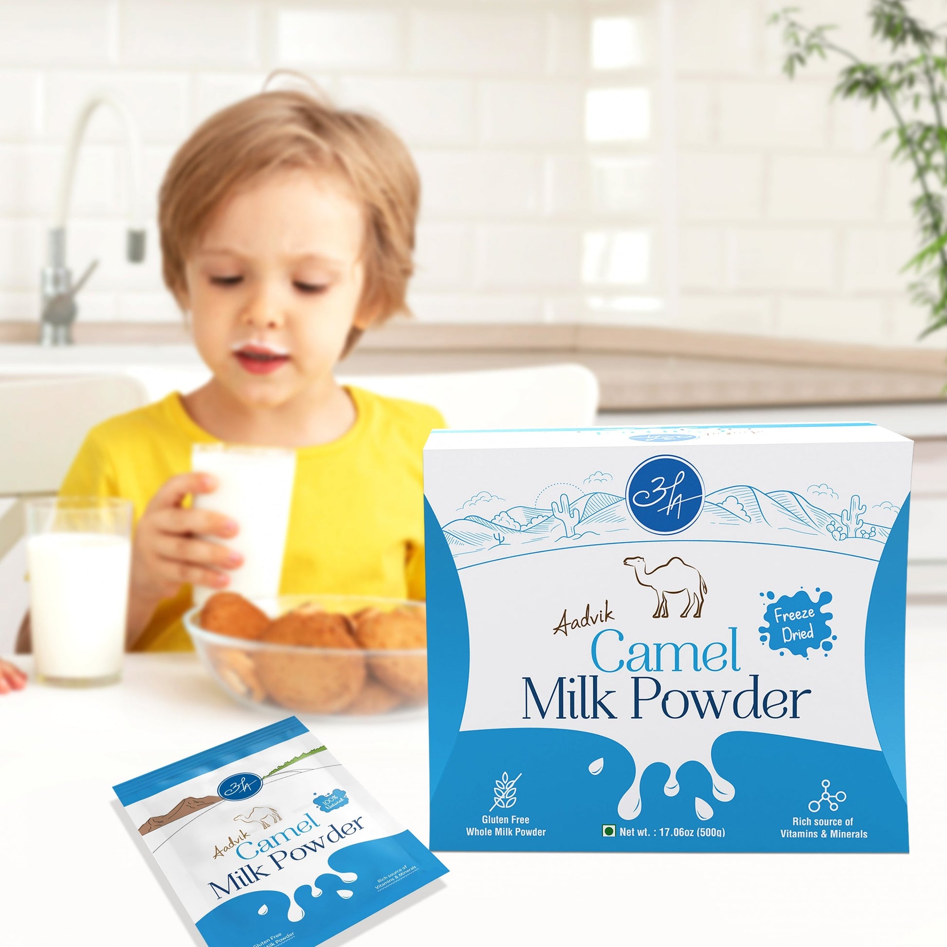 Camel milk nutrition pack