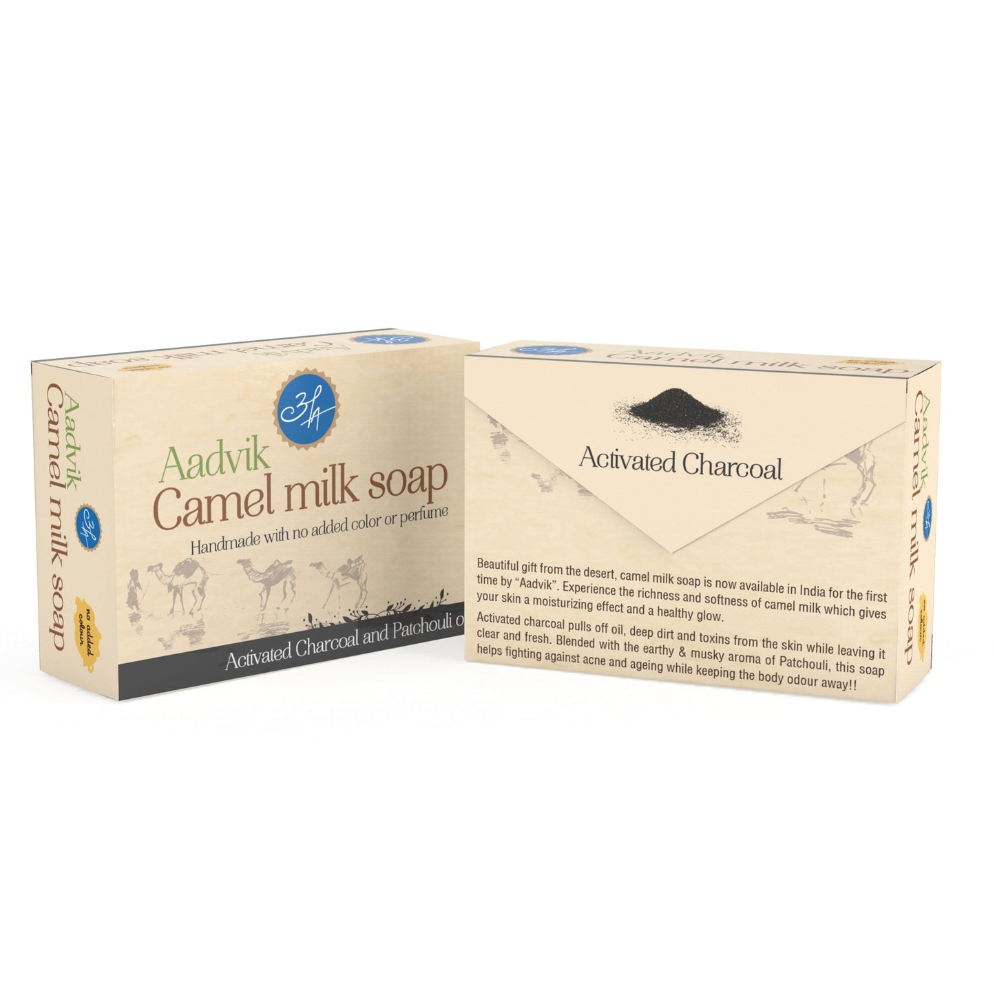 Camel Milk Soap With Charcoal Patchouli Oil | 100gm