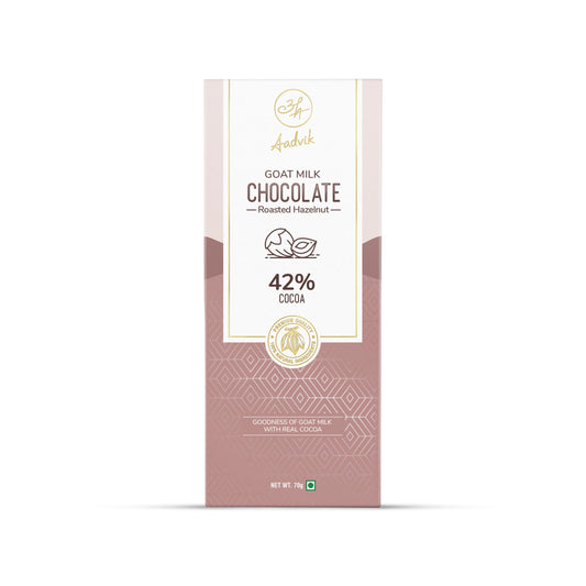 Goat Milk Chocolate with Hazelnuts