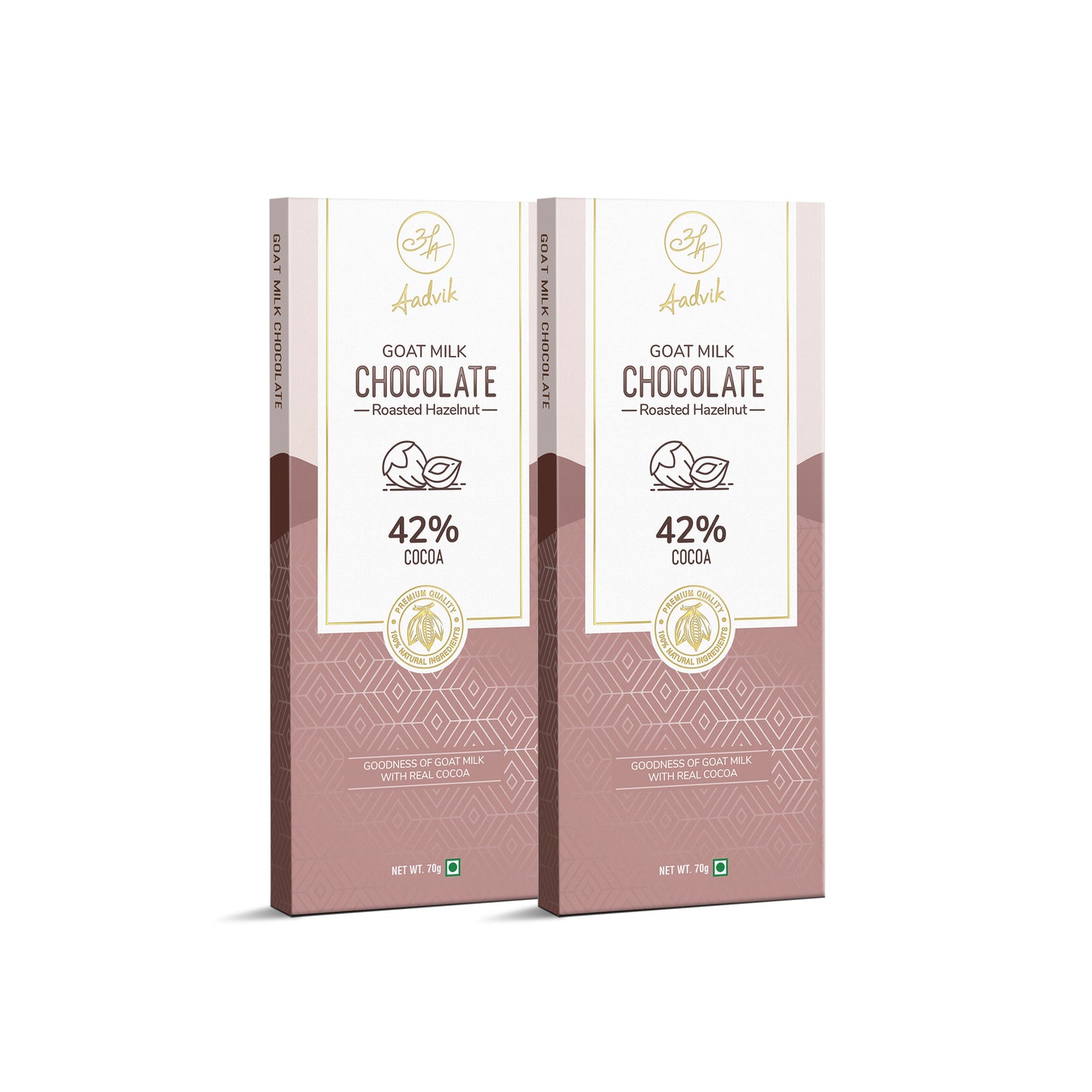Goat Milk Chocolate | Roasted Hazelnut | 70g
