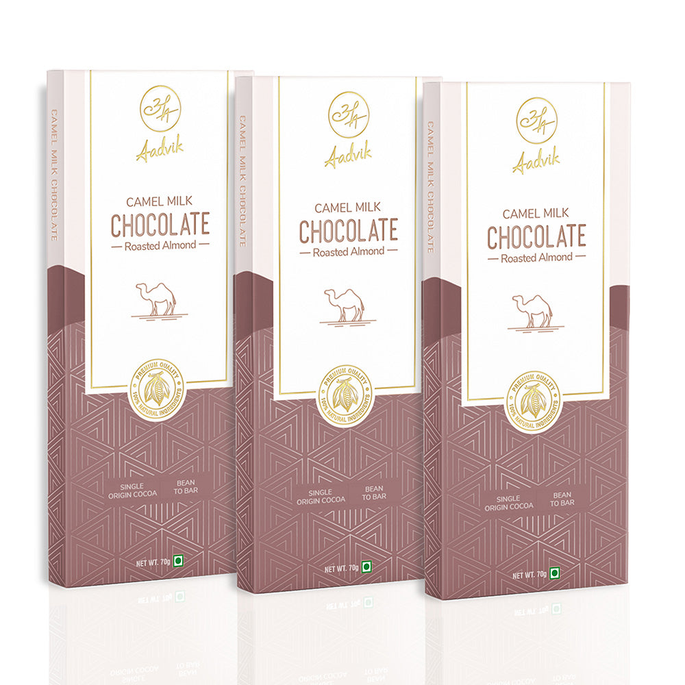 Camel Milk Chocolate | Roasted Almond । 70g