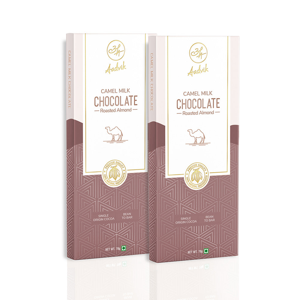 Camel Milk Chocolate | Roasted Almond । 70g