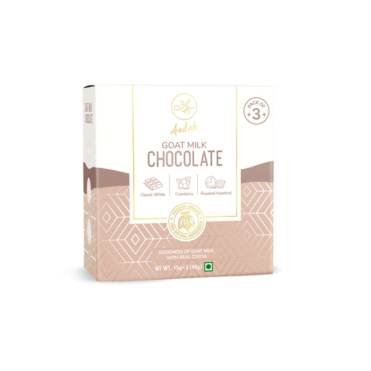 Goat Milk Chocolate | Mini | Pack of 3 | 45gms