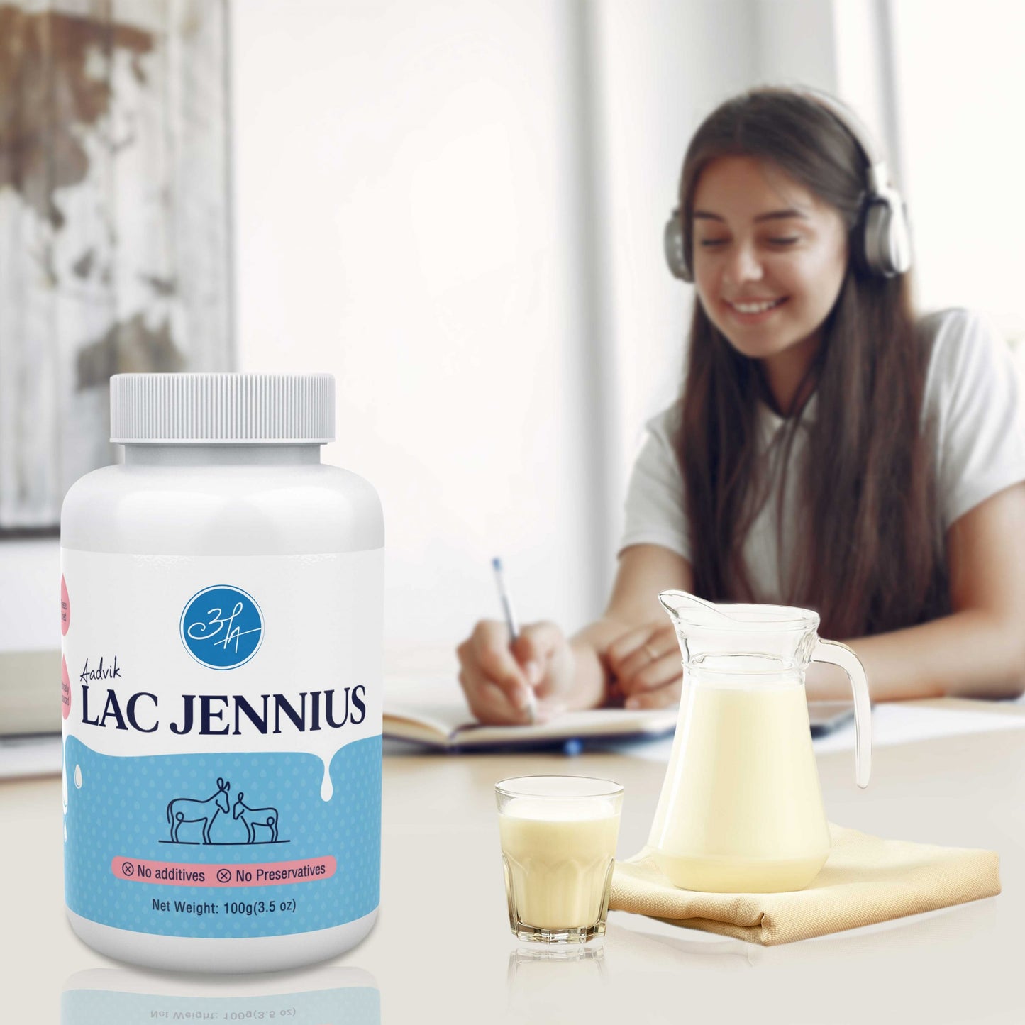 Lac Jennius । Donkey Milk Powder | Freeze-dried । 100gm