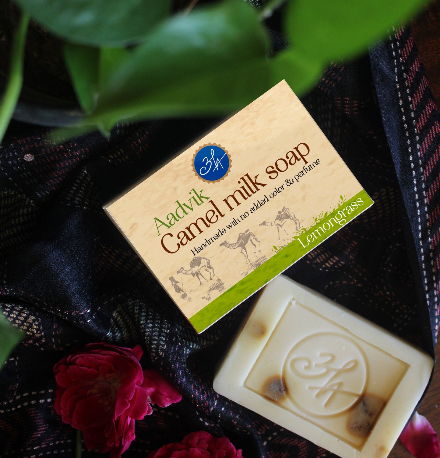 Camel Milk Soap । With Lemongrass Essential Oil | 100gm