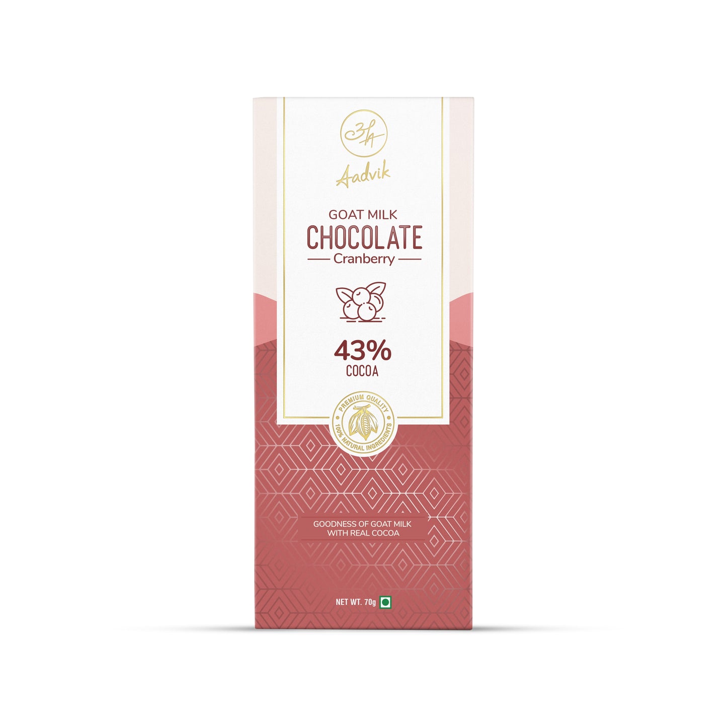 Goat Milk Chocolate | Cranberry | 70g