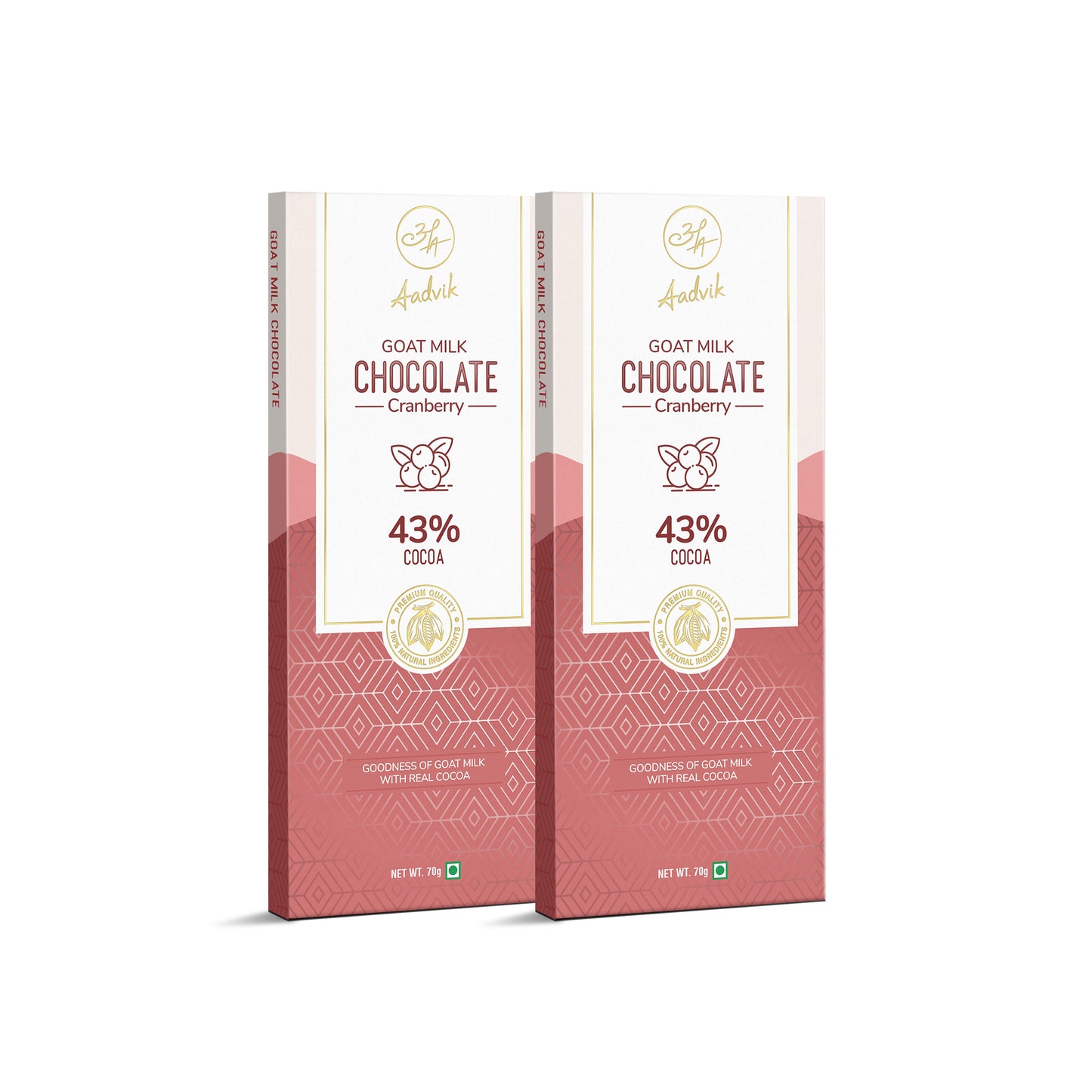 Goat Milk Chocolate | Cranberry | 70g